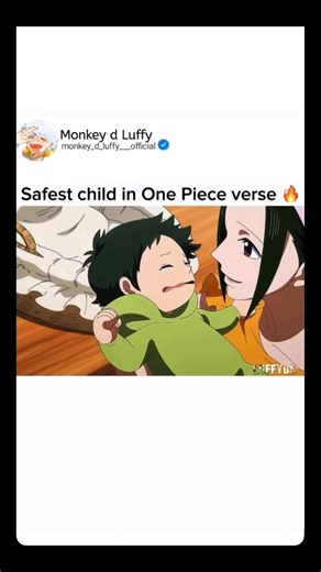 The safest child in one piece 😏😧💪🏻 #luffy #onepiece #zoro #shanks #mrmagic