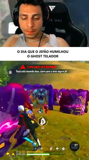 JEFÃO AMASSANDO O GHOST #shorts #freefire
