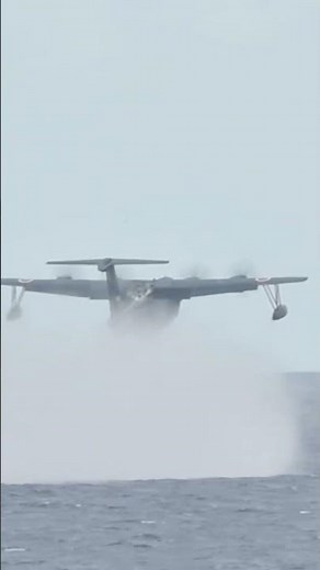 救難飛行艇US-2 離着水！#shorts