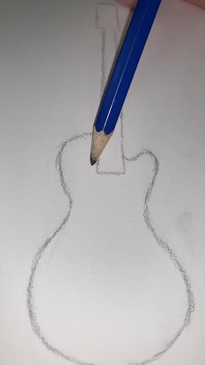 I’ll be drawing a lot of music themed stuff for awhile 🎸🎼 #guitar #music #guitardrawing #musical #drawing #pencilart #artist #gracedesignsbyemma