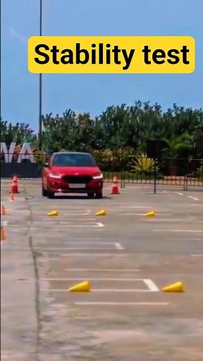 car stability test volkswagen virtus skoda Octavia #atrangicarkur #caraccessories #shorts