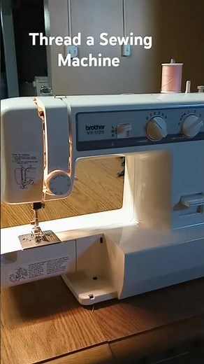 Thread a Brother VX-1120 sewing machine #sewing #sewingmachine #sewingtools #ussewtips #sew