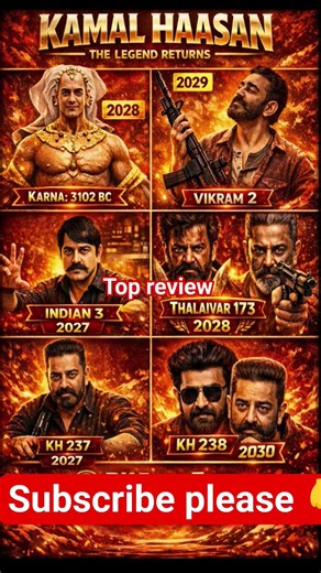 🔥 Kamal Haasan Upcoming Movies Lineup | Big Pan-India Releases 2027–2030 🔥#kamalhaasan #upcomingmovi
