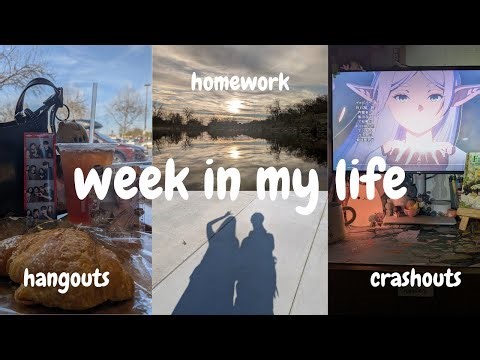 week in my life vlog⭐| hangouts | homework | friends