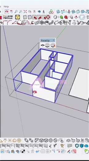 SketchUp Tutorial Simple & efficient 3D #sketchupmodeling #sketchuptutorial #modelingtips #sketchUp