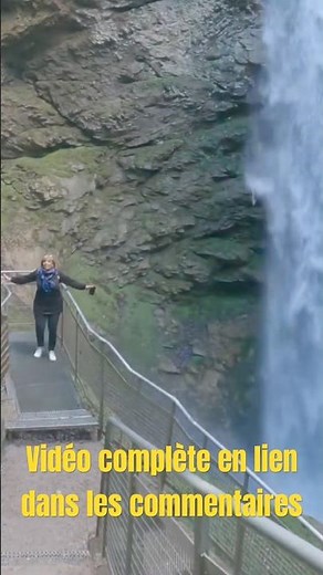Immersion in the heart of the rock at Faverges #djacketgaby #campervan #annecy #waterfalls #caves