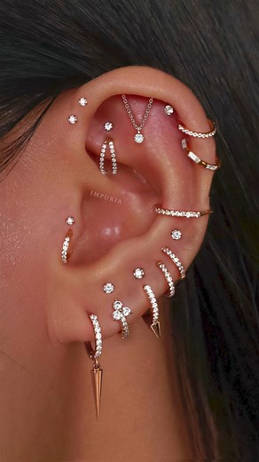 1M views · 4.1K reactions | Iconic Ear Piercing Ideas for Women 殺 . ....