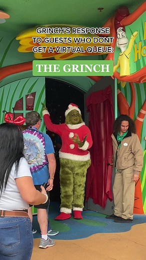 The Grinch's Response to Guests Who Can't Meet Him