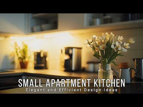 Elegant and Efficient: Small Apartment Kitchen Design Ideas
