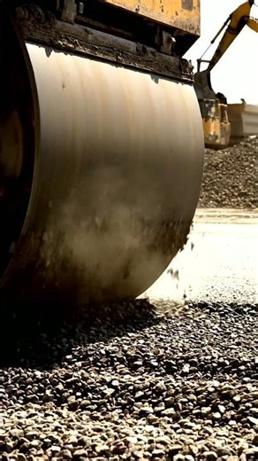 Satisfying Road Roller Compaction: Building the Foundation! 🚧