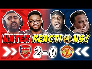 ARSENAL RIVALS & HATERS DEVASTATED 😫 REACTION TO ARSENAL 2-0 MAN UTD | PREMIER LEAGUE FAN REACTIONS