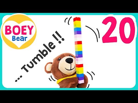 COUNTING to 20 for Preschoolers & Toddlers | MONTESSORI Activities at Home | Boey Bear