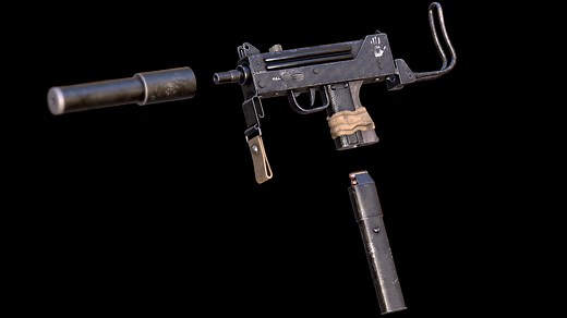 MAC-10 Machine Pistol - 3D model by William Marshall (@WilliamMarshall)