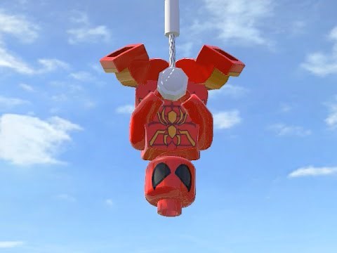 LEGO Marvel Superheroes - IRON-SPIDER FREE ROAM GAMEPLAY (MOD SHOWCASE)