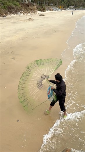 Fishing with nets by the seaside | Tao Liu