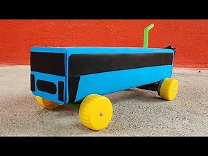 How to Make Electric Bus using Colgate Box | Easy Project