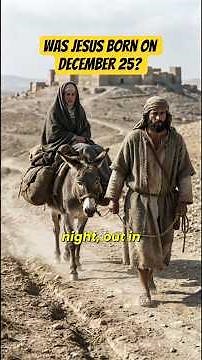 Was Jesus born on December 25? #jesus #jesuschrist #jesusexample #biblestory