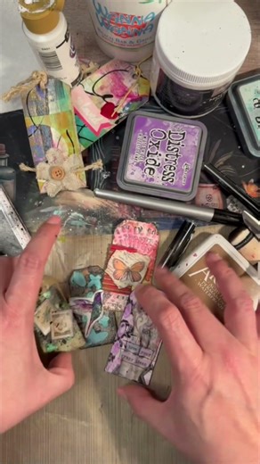 Tag Time and of course, modeling paste makes an appearance 🤓 #artandcraft #artlife #journaljunkie