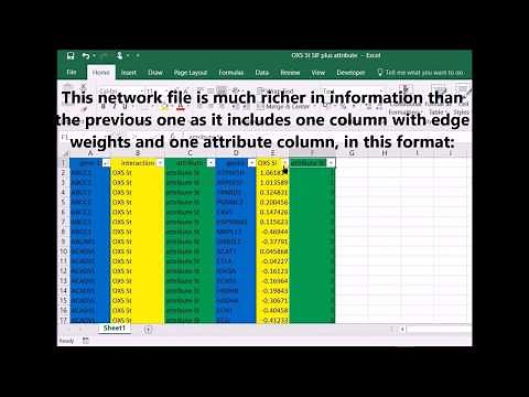 5. CYTOSCAPE ESSENTIALS: ATTRIBUTE FILES for NETWORK, NODE- AND EDGE CHARACTERISTICS