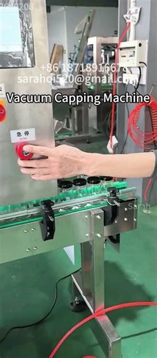 Vacuum Capping Machine #cappingmachine #machine #vacuumcappingmachine #vacuum #factory