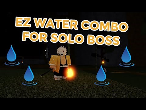 [Roblox] Project Slayers - Easy Water Combo For Solo Boss