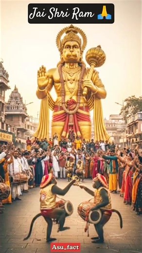 🥁 Miraculous Monkeys Playing Dhol & Dancing Hare Ram! 🙏🐒 #shorts #asu_fact