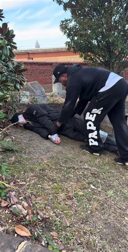Hilarious Prank at the Cemetery: Unexpected Help Needed