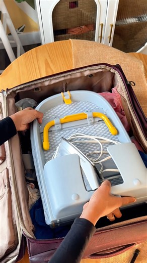 Smooth out wrinkles anywhere with a tabletop ironing board that stores in seconds 👚🙌 Shop: https://itsblossom.com/affiliation/redirect?store=us&storefront=AEHWP265LPLEI3VLGYKPHGOVIGYQ/list/1IR6M8IJT10YL | Blossom