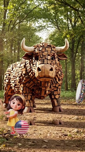A Little Girl Broke the Wooden-Made Statue, and Real Animals Came Out || Cartoon For Kids || Kids Fun Videos #france #cartoon #animation #animallovers #us
