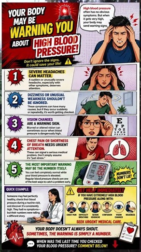 5 High Blood Pressure Symptoms Your Body May Be Warning You About