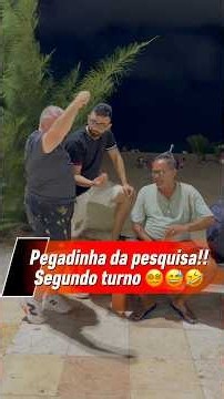 Pegadinha da pesquisa!! Segundo turno!!👀😍❤️😵‍💫🤣😵‍💫🤣🤣🤣 #humor #comedia #viral #pegadinha