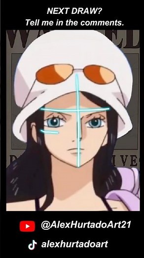 How to Draw Nico Robin from One Piece #onepiece #nicorobin #drawing