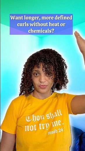 Elongating curls naturally doesn’t have to be tricky - step by step tutorial