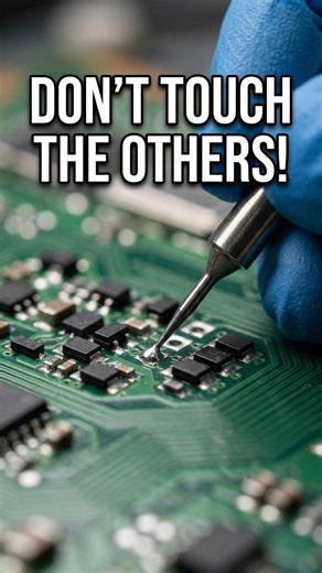 How to Solder Without Touching Nearby Components | Precision Soldering