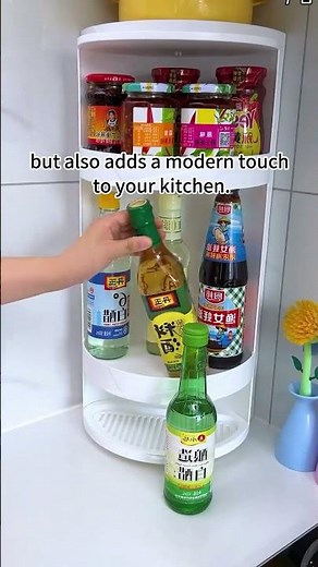 How to Make Your Kitchen Corner the Star with a Spinning Rack