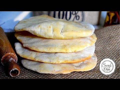 Pita Bread | How to Make Pita Bread at Home | Unleavened Flatbread Yeast Free