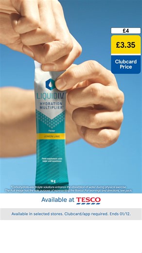 Enhance your hydration* with Liquid I.V.® Electrolyte Powder Mix. Made without artificial colours and sweeteners. Every serving contains 7 essential vitamins and minerals (B3, B5, B6, B12, C, sodium and potassium). *Carbohydrate - electrolyte solutions enhance the absorption of water during physical exercise. | Liquid IV UK