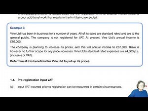 Chapter 24 Value Added Tax – VAT (part 1) - ACCA TX-UK Taxation (FA 2023)