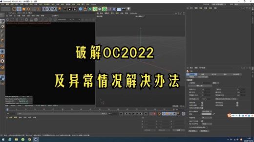 破解OC2022及异常情况解决办法