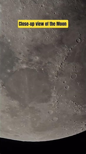 Close-up view of the Moon!Look at the Apennine Mountains (Montes Apenninus) #MoonLovers #Moon