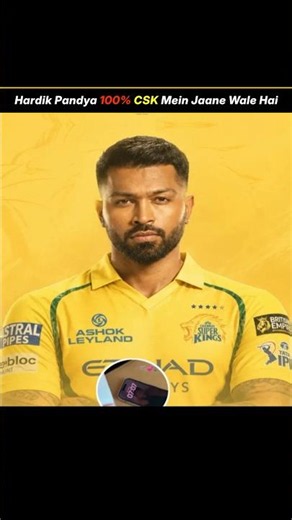 ✅ Hardik Pandya 100% CSK 💛 Mein Jaane Wale Hai Lag Raha Hai 🔥