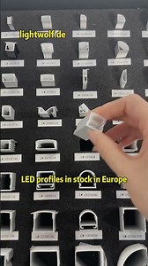 This LED strip aluminum channel profile comes in multiple sizes, can be cut and bent as needed