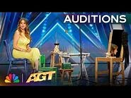 INVISIBLE Magician Olive FREAKS OUT The Judges! - Auditions - AGT 2024