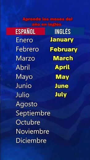 Learn the months of the year in English #learnwithme #english #easyenglisheveryday