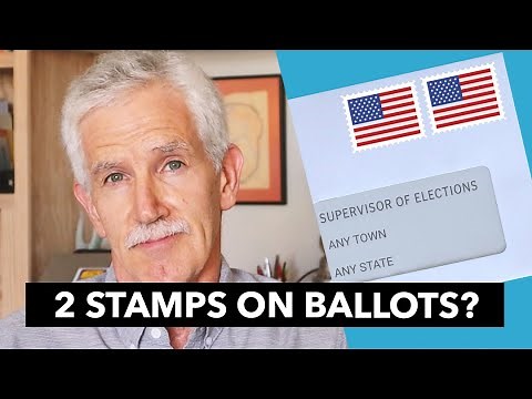 Do mail-in ballots need two stamps?