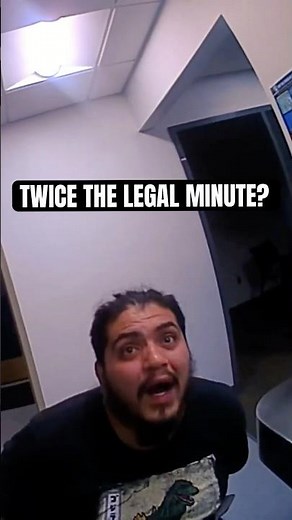 Twice the legal minute? #police #funny #cops #funnyvideos #policeofficer #funnyclips