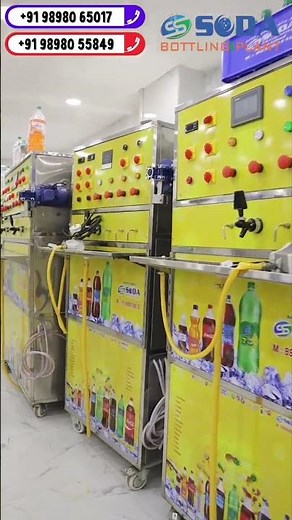 Soda Bottling Plant | SS Soda Machines ❤️
