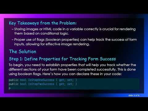 How to Efficiently Store and Display an Image Based on Form Inputs in ASP.NET Blazor