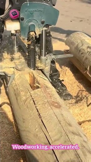 Machine Replaces Hammer and Chisel — Grooving Wood at Lightning Speed
