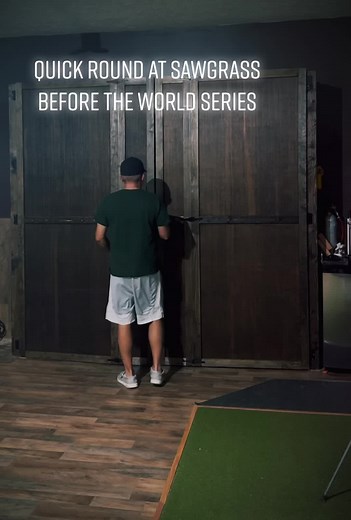 Murphy Bed Golf Simulator Experience at Sawgrass